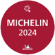 Logo des Michelin-Führers für das Jahr 2024.