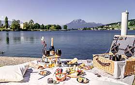 Picknick am See geniessen