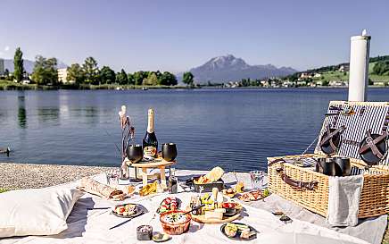 Picknick am See geniessen