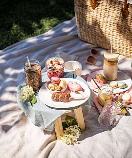 Gemütliches Picknick im Freien
