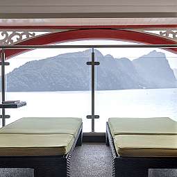 Blick auf die Küste