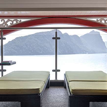 Blick auf die Küste